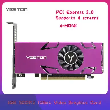 Yeston Radeon RX550 4GB GDDR5 PCI Express 3.0 DirectX12 Graphic Card 128Bit 1071/6000MHz PC Computer Gaming Video Card 4*HDMI 4K
Yeston Radeon RX550 4GB GDDR5 PCI Express 3.0 DirectX12 Graphic Card 128Bit 1071/6000MHz PC Computer Gaming Video Card 4*HDMI 4K