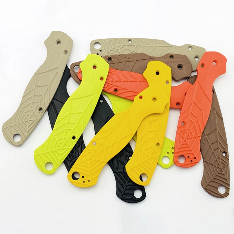 

1Pair Spider Web Type Folding Knife G10 Grip Handle Patches Scales for Spyderco C81 Paramilitary 2 Para2 DIY Making Accessories