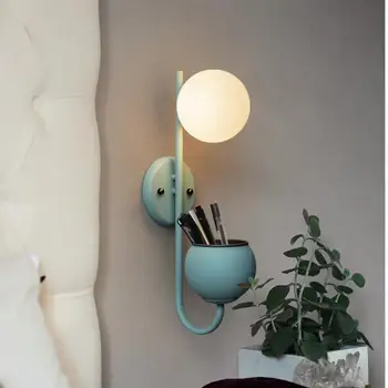 Modern Simple Nordic Creative Wall Lamp Studio Balcony Bedroom Warm Bedside Macaron Ball Lamp Plant Wall Lamp Wall Mounted Iron
Modern Simple Nordic Creative Wall Lamp Studio Balcony Bedroom Warm Bedside Macaron Ball Lamp Plant Wall Lamp Wall Mounted Iron