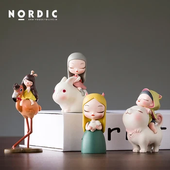 Nordic Mini Resin Crafts Fairy girl miniature Figurine teraryum fairy garden miniatures dream wedding decor home accessories
Nordic Mini Resin Crafts Fairy girl miniature Figurine teraryum fairy garden miniatures dream wedding decor home accessories