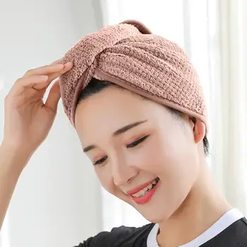 Microfiber Dry Hair Cap Coral Fleece Fast Drying Towel Wrap Hat Quick Cap Bath Head Wrap for Women
Microfiber Dry Hair Cap Coral Fleece Fast Drying Towel Wrap Hat Quick Cap Bath Head Wrap for Women