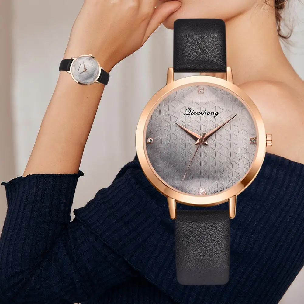 Drop Shipping Luxury Women Watches Gradient Dial Leather Wrist Watch Fashion Ladies Watch Clock Montre Feminino Zegarek Damski
Drop Shipping Luxury Women Watches Gradient Dial Leather Wrist Watch Fashion Ladies Watch Clock Montre Feminino Zegarek Damski