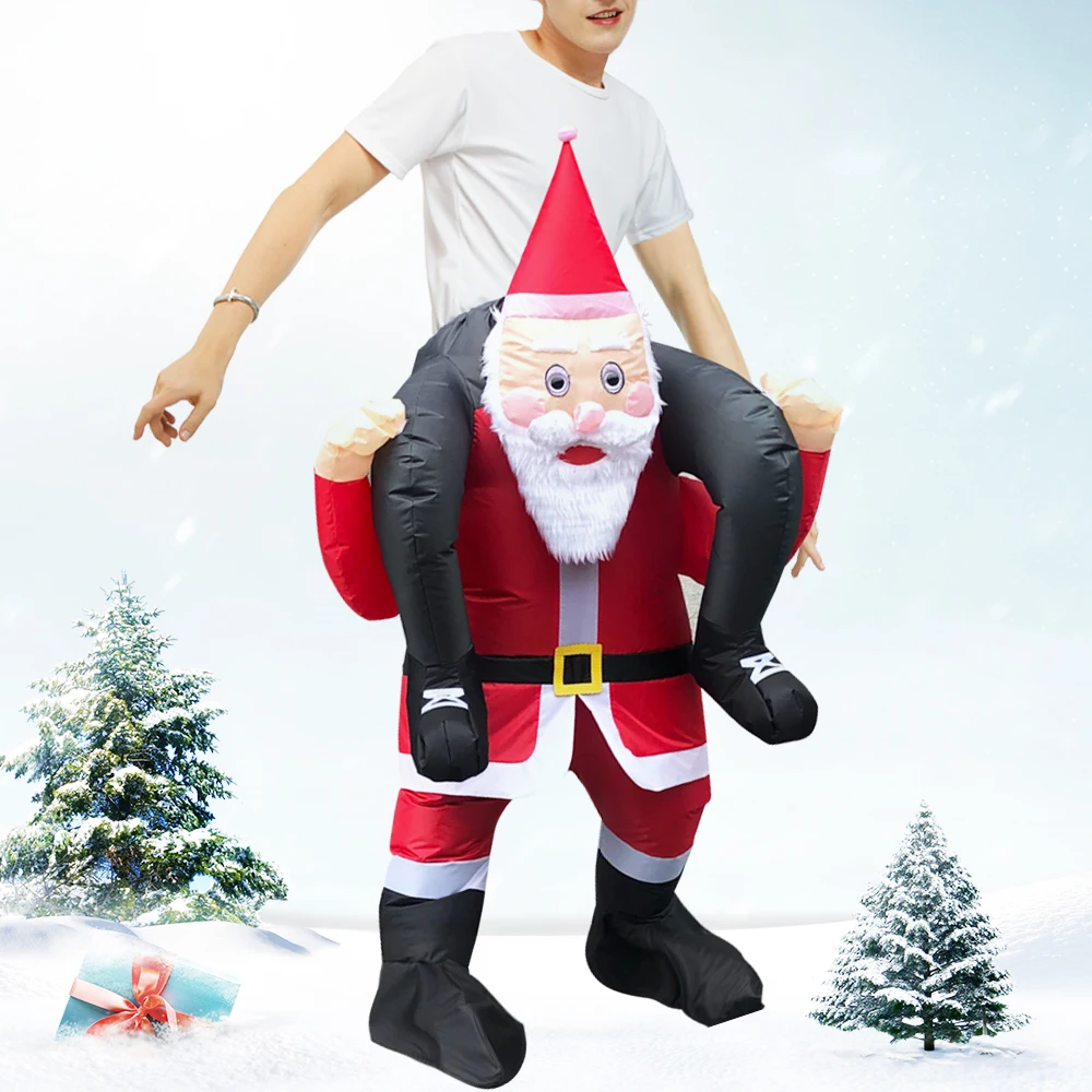 Christmas Gift Santa Claus Costume Adult Halloween Party Mascot Inflatable Costumes Fancy Role Play Disfraz for Man Woman
Christmas Gift Santa Claus Costume Adult Halloween Party Mascot Inflatable Costumes Fancy Role Play Disfraz for Man Woman