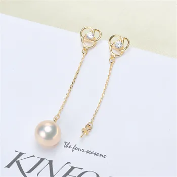 DIY Pearl Stud Earrings Holder S925 Sterling Silver Earrings Settings Women DIY Earrings Jewelry Findings
DIY Pearl Stud Earrings Holder S925 Sterling Silver Earrings Settings Women DIY Earrings Jewelry Findings