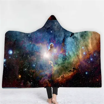 Cosmic Nebula 3D Printed Hooded Blanket for Adults Kids Warm Wearable Throw Blanket Home Office Portable Washable Hooded Blanket 
Cosmic Nebula 3D Printed Hooded Blanket for Adults Kids Warm Wearable Throw Blanket Home Office Portable Washable Hooded Blanket