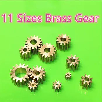 11 Sizes Brass Shaft Gears Metal Motor Teeth Copper Axis Gears Sets 1mm 2mm Hole Diameter DIY Helicopter Robot Toys Dropshipping
11 Sizes Brass Shaft Gears Metal Motor Teeth Copper Axis Gears Sets 1mm 2mm Hole Diameter DIY Helicopter Robot Toys Dropshipping