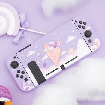 Ice cream Cat Protective Shell Split Housing TPU Soft Cover Shell NS Game Console Case Box For Nintendo Switch Accessories
Ice cream Cat Protective Shell Split Housing TPU Soft Cover Shell NS Game Console Case Box For Nintendo Switch Accessories