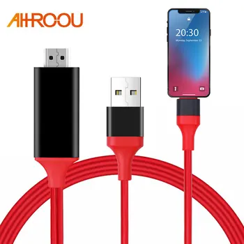 1.8M 8 Pin to HDMI Male Cable HD 1080P HDMI Converter Adapter Cable USB Cable for HDTV TV Digital AV for iPhone for IOS 11/12
1.8M 8 Pin to HDMI Male Cable HD 1080P HDMI Converter Adapter Cable USB Cable for HDTV TV Digital AV for iPhone for IOS 11/12