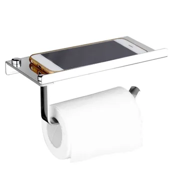Tissue Holders Toilet Paper Roll Holder Stainless Steel Wall Mounted Tissue Rack Bathroom Hardware Paper Holders
Tissue Holders Toilet Paper Roll Holder Stainless Steel Wall Mounted Tissue Rack Bathroom Hardware Paper Holders