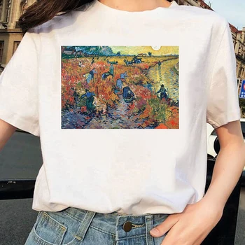 Women Tshirt Van Gogh Art Oil Painting Aesthetic T Shirts Casual Harajuku Short Sleeve Summer Fashion Tee Shirt Femme
Women Tshirt Van Gogh Art Oil Painting Aesthetic T Shirts Casual Harajuku Short Sleeve Summer Fashion Tee Shirt Femme
