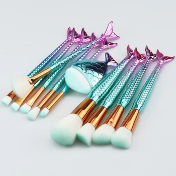 SinSo Mermaid Makeup Brushes Set 1/10/11pcs Professional Makeup Brush Powder Blush Foundation Eyeshadow Lip Beauty Cosmetic Tool
SinSo Mermaid Makeup Brushes Set 1/10/11pcs Professional Makeup Brush Powder Blush Foundation Eyeshadow Lip Beauty Cosmetic Tool
