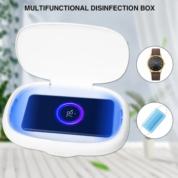 UVLED Sterilizer Box Anti Bacteria Ultraviolet Ray Disinfection Jewelry Watch Phone Wireless Charging Aromatherapy Esterilizador 
UVLED Sterilizer Box Anti Bacteria Ultraviolet Ray Disinfection Jewelry Watch Phone Wireless Charging Aromatherapy Esterilizador