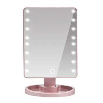 Cosmetic Mirror With Touch Dimmer Switch Makeup Mirror With 16 LEDs Light Vanity Mirror With Adjustable Stand for Tabletop
Cosmetic Mirror With Touch Dimmer Switch Makeup Mirror With 16 LEDs Light Vanity Mirror With Adjustable Stand for Tabletop
