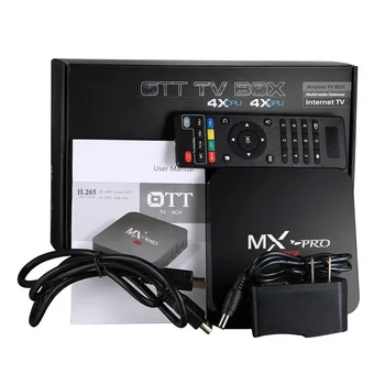 

20PCS/LOT MX pro 4K TV Box ALLWINNER H3 rk3229 CPU 1GB 8G IPTV Set Top Box Google Play H.265 Android 7.1