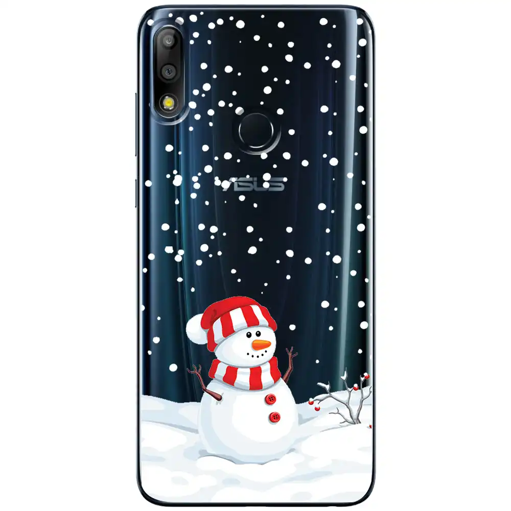 christmas new year gift elk snow phone case for asus zenfone 6