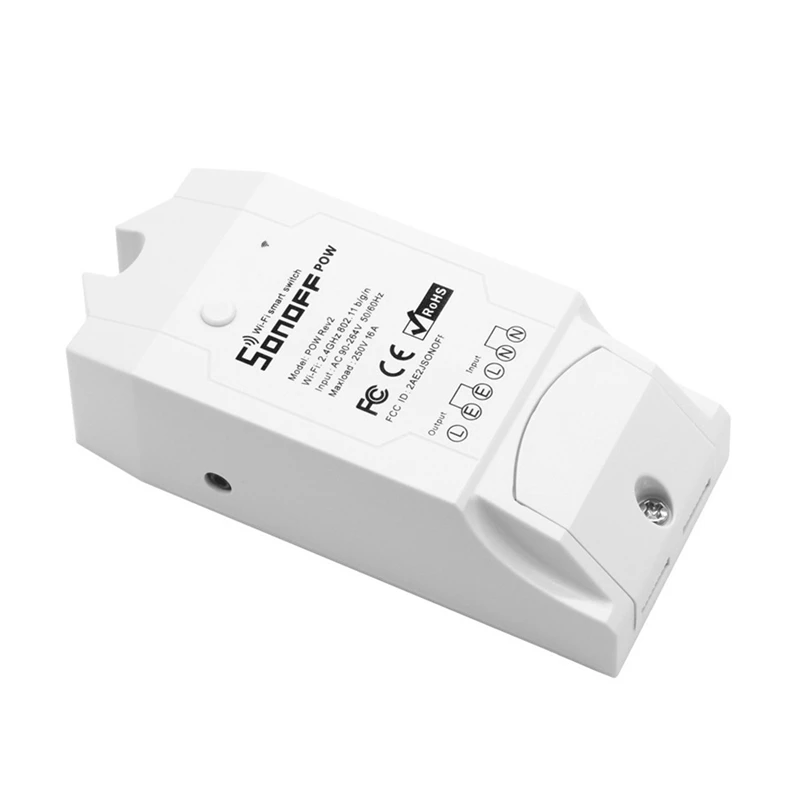 SONOFF R2 15A 3500W Wifi Switch Controller Intelligent Real Time Remote Power Consumption Monitor For Smart Home Automation
SONOFF R2 15A 3500W Wifi Switch Controller Intelligent Real Time Remote Power Consumption Monitor For Smart Home Automation