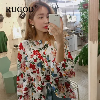 RUGOD 2019 Autumn Vintage Blouses Ladies Sweet Elegant Blouse Women Flowers Print Loose Japanese Style Long-sleeve Cloth
RUGOD 2019 Autumn Vintage Blouses Ladies Sweet Elegant Blouse Women Flowers Print Loose Japanese Style Long-sleeve Cloth