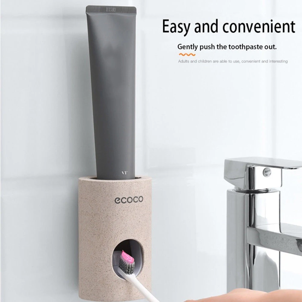 Creative Toothpaste Squeezers Automatic Toothpaste Dispenser Dust-proof Toothbrush Holder Wall Mount Stand Bathroom Accessories
Creative Toothpaste Squeezers Automatic Toothpaste Dispenser Dust-proof Toothbrush Holder Wall Mount Stand Bathroom Accessories