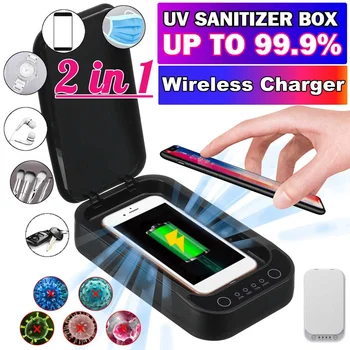 Uv Sterilizer Box Esterilizador Ultraviolet Ray Phone facemask Disinfection Cabinet for Jewelry Phone Sterilizer fast shipping
Uv Sterilizer Box Esterilizador Ultraviolet Ray Phone facemask Disinfection Cabinet for Jewelry Phone Sterilizer fast shipping