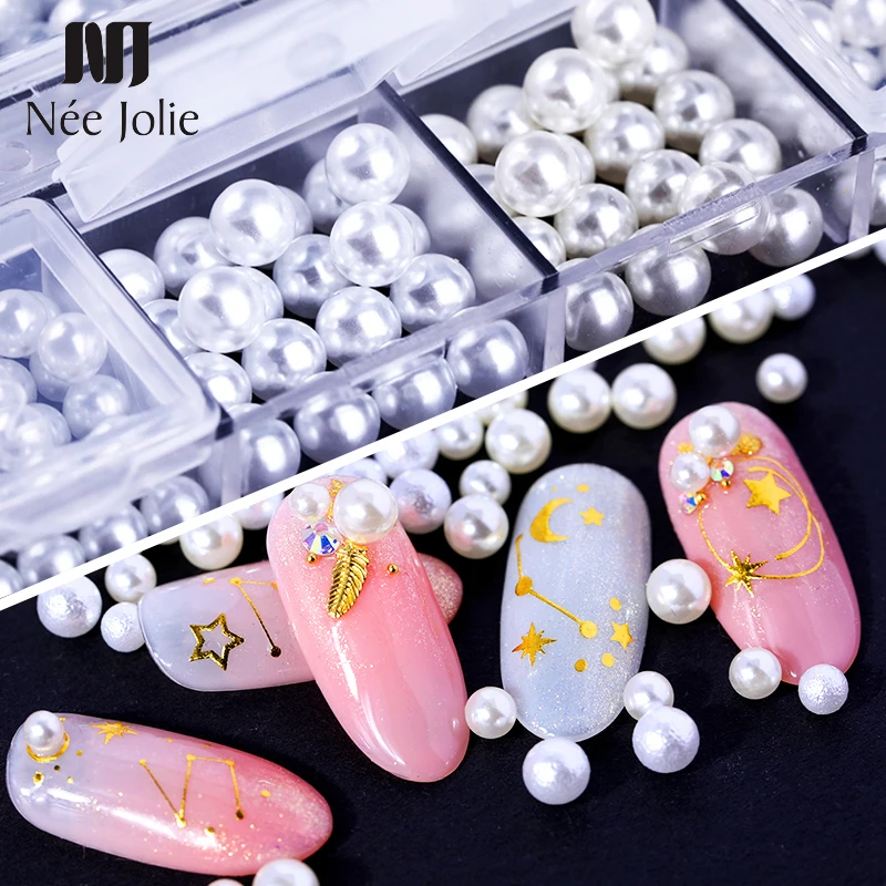 12 Grid/Box 3D Pearl Rhinestone Mixed Size Nail Art Decorations Multi Color Jewelry for Gel Polish Nail Art Designs
12 Grid/Box 3D Pearl Rhinestone Mixed Size Nail Art Decorations Multi Color Jewelry for Gel Polish Nail Art Designs