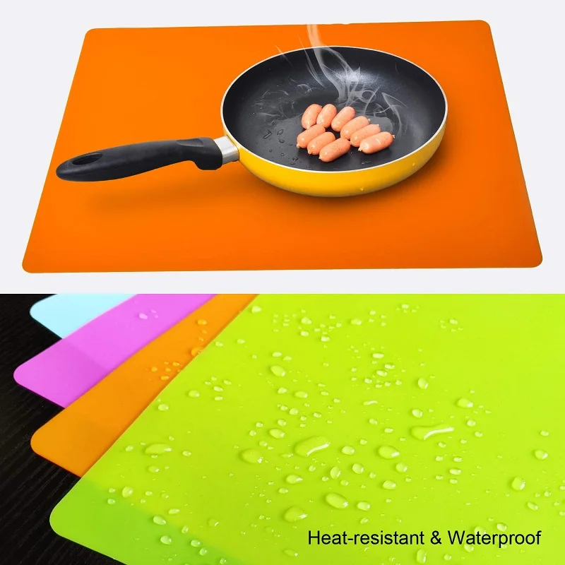 40*30CM Silicone Baking Mat Non Stick Pan Liner Placemat Table Protector Kitchen Pastry Bakeware Mat Oven Heat Insulation Pad
40*30CM Silicone Baking Mat Non Stick Pan Liner Placemat Table Protector Kitchen Pastry Bakeware Mat Oven Heat Insulation Pad