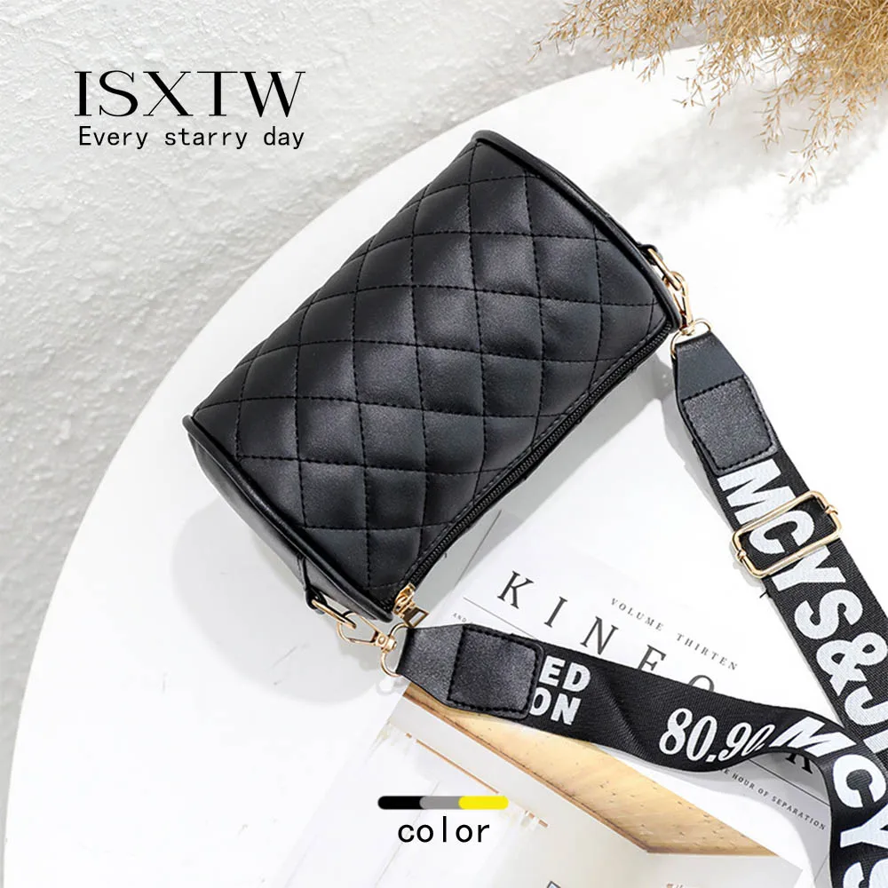 ISXTW Simple Solid Color Small Bag Exquisite Personality Simple Messenger Bag Wide Shoulder Strap Cylinder Shoulder Bag / A17
ISXTW Simple Solid Color Small Bag Exquisite Personality Simple Messenger Bag Wide Shoulder Strap Cylinder Shoulder Bag / A17