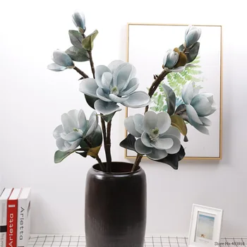 Magnolia Artificial Flowers 2020 NEW PU Big Fake Flower Teddy Fresh Navy Blue Flores Artificiales De Alta Calidad Decoration 
Magnolia Artificial Flowers 2020 NEW PU Big Fake Flower Teddy Fresh Navy Blue Flores Artificiales De Alta Calidad Decoration