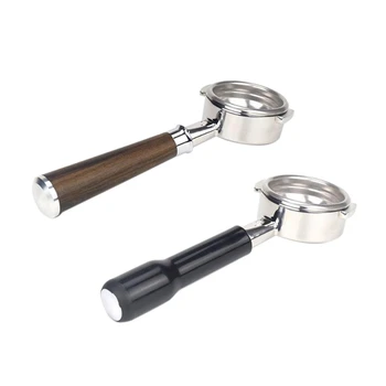 Coffee machine handle Stainless Steel Espresso Coffee Machine Handle 58MM Bottomless Filter Holder Bottomless
Coffee machine handle Stainless Steel Espresso Coffee Machine Handle 58MM Bottomless Filter Holder Bottomless