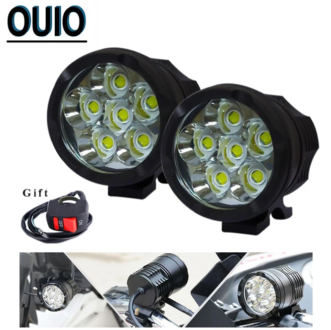 

25W Motorcycle Headlight Bicycle Fog lights Bulbs DRL Head Lamp 12V-80V Auxiliary Driving Lamps LED Motorbike High Brightness