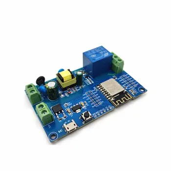 AC DC power supply ESP8266 WIFI single-channel relay module ESP-12F development board secondary development
AC DC power supply ESP8266 WIFI single-channel relay module ESP-12F development board secondary development