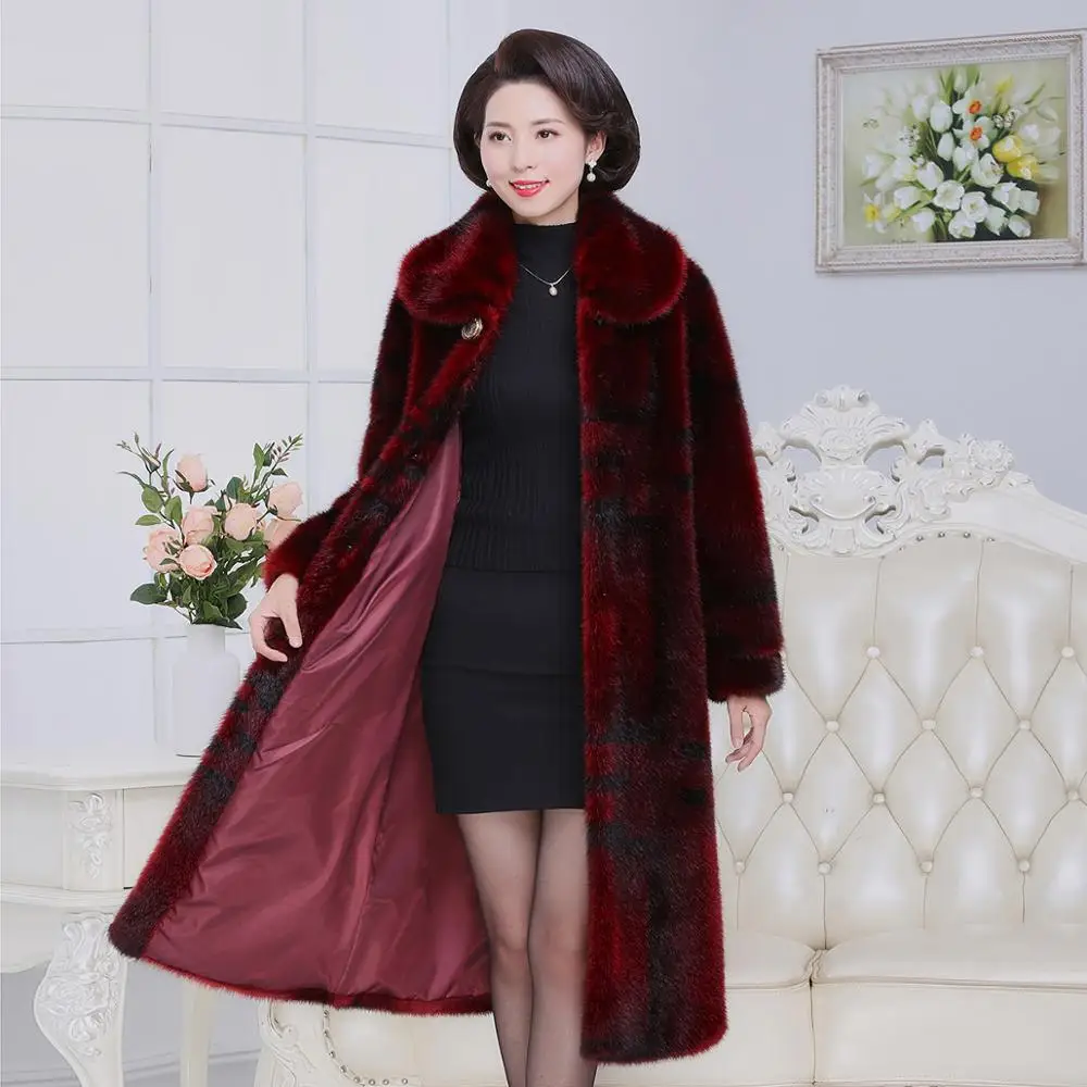 New winter high-quality fur lcong oat women's fashion winter plus size warm mink plush Parker coats thickened overcoat
New winter high-quality fur lcong oat women's fashion winter plus size warm mink plush Parker coats thickened overcoat