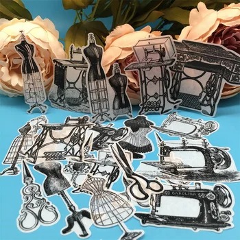 22Pcs/Set Vintage Black White Sewing Machine Scissors Sticker DIY Craft Scrapbooking Album Journal Planner Decorative Stickers
22Pcs/Set Vintage Black White Sewing Machine Scissors Sticker DIY Craft Scrapbooking Album Journal Planner Decorative Stickers