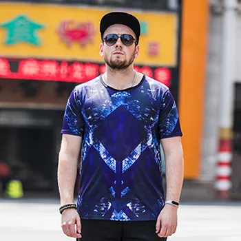 Summer Plus size clothing fat short-sleeved t-shirt men's loose casual printing half-sleeved shirt 
Summer Plus size clothing fat short-sleeved t-shirt men's loose casual printing half-sleeved shirt