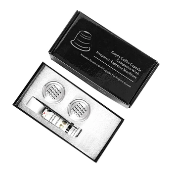 Promotion! Refillable Capsule Reusable Coffee Filter Dripper Steel for Nespresso Capsula Recargables Reutilizables Coffee Filter
Promotion! Refillable Capsule Reusable Coffee Filter Dripper Steel for Nespresso Capsula Recargables Reutilizables Coffee Filter