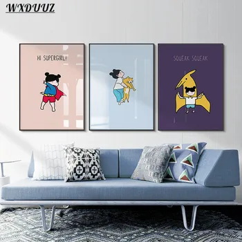 Nordic Style Art Decor Painting Picture Cute Cartoon Girl Cat Home Decor Nursery Kids Room Sofa Wall Decor Quality Canvas Poster
Nordic Style Art Decor Painting Picture Cute Cartoon Girl Cat Home Decor Nursery Kids Room Sofa Wall Decor Quality Canvas Poster