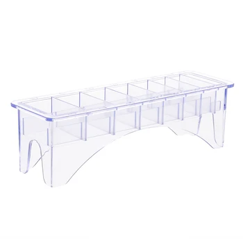 1 PC Limit Guide Combs Box Rectangular Plastic Blade Organizer for 8 Blades Storage Case Rack Clipper Comb Holder
1 PC Limit Guide Combs Box Rectangular Plastic Blade Organizer for 8 Blades Storage Case Rack Clipper Comb Holder