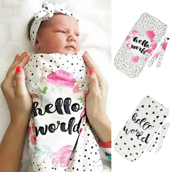 Newborn Photography Prop Baby Blankets Printed Newborn Infant Baby Boys Girls Sleeping Swaddle Muslin Wrap +Headband
Newborn Photography Prop Baby Blankets Printed Newborn Infant Baby Boys Girls Sleeping Swaddle Muslin Wrap +Headband