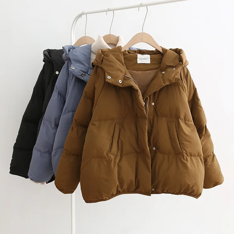Korean-style Fashion Autumn And Winter New Style Fresh Solid Color plus Thick Cotton Hooded Casual Loose-Fit Versatile Cotton-pa
Korean-style Fashion Autumn And Winter New Style Fresh Solid Color plus Thick Cotton Hooded Casual Loose-Fit Versatile Cotton-pa