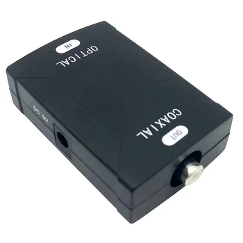 Toslink Optical to Coax Coaxial Digital o Converter (Black) 24bit/192K sampling rate(US Plug)
Toslink Optical to Coax Coaxial Digital o Converter (Black) 24bit/192K sampling rate(US Plug)