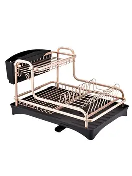 2-layer Disassembly Dish Rack Drainer Multifunctional Dish Tray Tableware Drainer Drying Rack Kitchen Tool Storage Holder
2-layer Disassembly Dish Rack Drainer Multifunctional Dish Tray Tableware Drainer Drying Rack Kitchen Tool Storage Holder