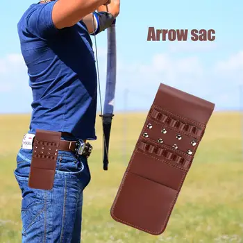 Arrow Box Strong 3 Colors Artificial Leather 6 Arrows Outdoor Sports Archery Field Bowstring Arrows Bag Shooting
Arrow Box Strong 3 Colors Artificial Leather 6 Arrows Outdoor Sports Archery Field Bowstring Arrows Bag Shooting