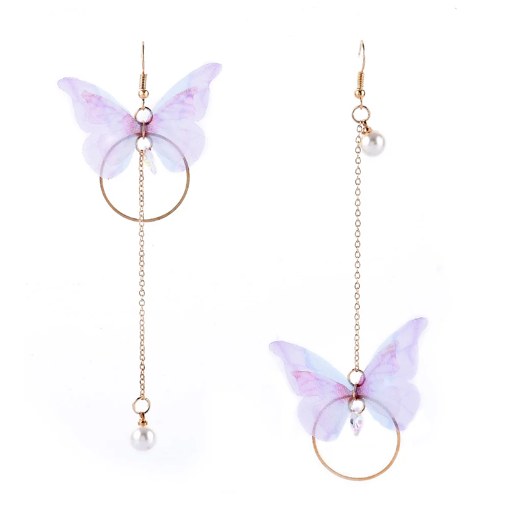 1 Pair Summer Asymmetric Butterfly Alloy Pendant Earrings Long Paragraph Wing Pearl Tassel Earring Jewelry
1 Pair Summer Asymmetric Butterfly Alloy Pendant Earrings Long Paragraph Wing Pearl Tassel Earring Jewelry