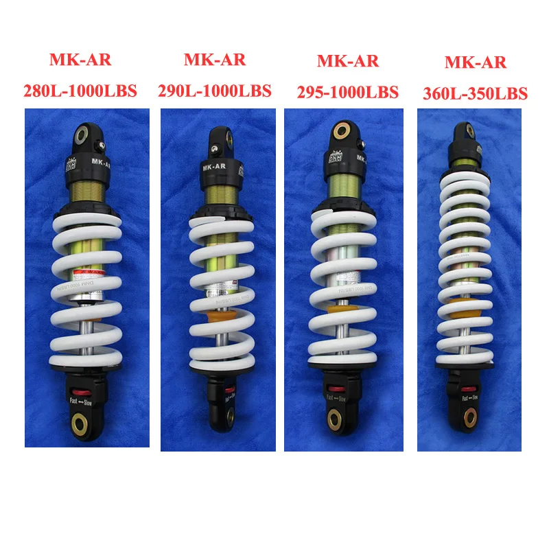XLSION DNM MK-AR 280mm 290mm 295mm 1000LBS 360mm 350LBS Spring Rear Shock For Chinese Motorcyle Pit Dirt Bike
XLSION DNM MK-AR 280mm 290mm 295mm 1000LBS 360mm 350LBS Spring Rear Shock For Chinese Motorcyle Pit Dirt Bike