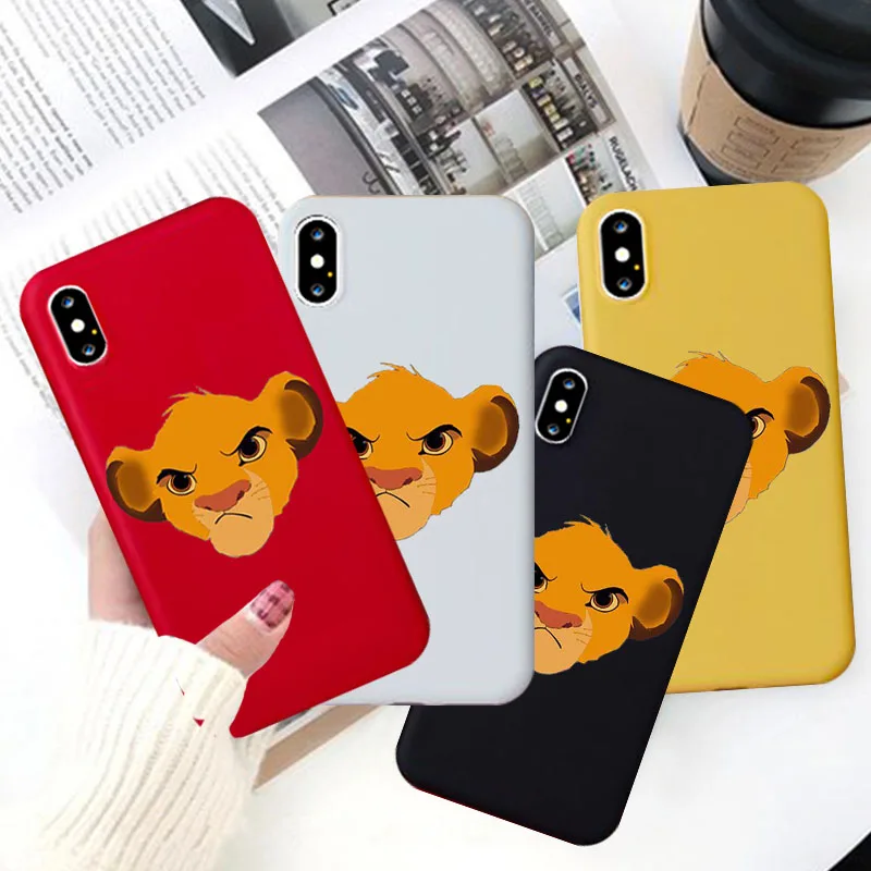 Fashion Cartoon Lion King Simba Fundas Phone Case for IPhone 7 8 6 6S Plus X XS MAX XR 10 11 Pro Max Coque Cover
Fashion Cartoon Lion King Simba Fundas Phone Case for IPhone 7 8 6 6S Plus X XS MAX XR 10 11 Pro Max Coque Cover