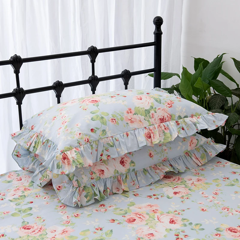 1Pc Pastoral Rose Printing Pillow Case Cotton Floral Elegant Ruffle Pillow Sham Living Room Bedroom Decorative Pillowcase Cover
1Pc Pastoral Rose Printing Pillow Case Cotton Floral Elegant Ruffle Pillow Sham Living Room Bedroom Decorative Pillowcase Cover