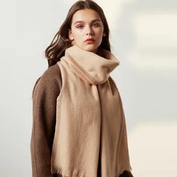 2020 autumn and winter new classic wool plaid scarf women's wild fashion long shawl dual-use tassel pure color bib A236
2020 autumn and winter new classic wool plaid scarf women's wild fashion long shawl dual-use tassel pure color bib A236