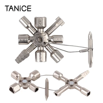 TANiCE 11 In 1 Cross Button Square Triangle Key Control Cabinet Key Universal Socket Wrench For Operating Locking Systems
TANiCE 11 In 1 Cross Button Square Triangle Key Control Cabinet Key Universal Socket Wrench For Operating Locking Systems
