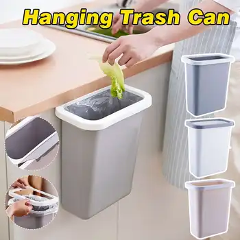 Wall-mounted Trash Can Kitchen Door Hanging Garbage Storage Bucket Waste Bin Wastebasket for Office Home Bathroom Kitchen
Wall-mounted Trash Can Kitchen Door Hanging Garbage Storage Bucket Waste Bin Wastebasket for Office Home Bathroom Kitchen