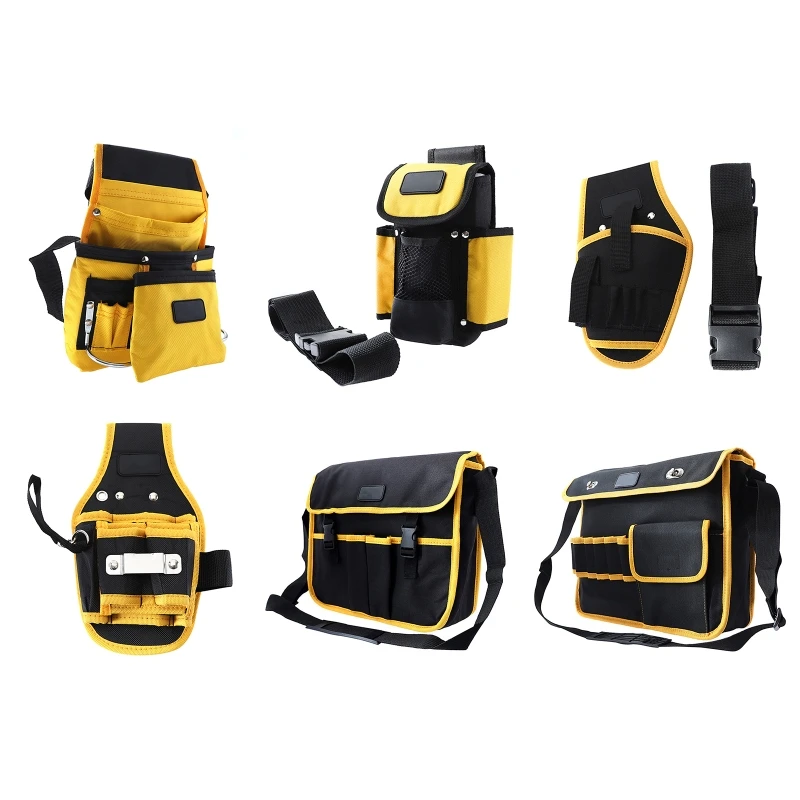 Multi-functional Oxford Cloth Electrician Tools Bag Waist Pouch Belt Storage Holder Toolkit Tote Organizer G8TB
Multi-functional Oxford Cloth Electrician Tools Bag Waist Pouch Belt Storage Holder Toolkit Tote Organizer G8TB