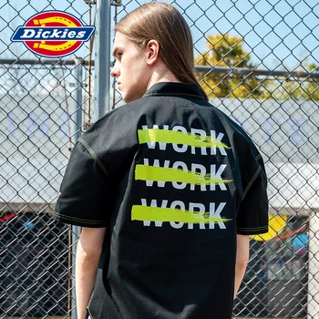 Genuine Dickies Men's Sleeve Crimp Tooling Shirt Mouth Print Short Sleeve Fashion High Quality Comfortable Cardigan Shirt
Genuine Dickies Men's Sleeve Crimp Tooling Shirt Mouth Print Short Sleeve Fashion High Quality Comfortable Cardigan Shirt